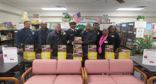 <p style="text-align:center;">In recognition of <strong><em>“Fire Safety Week” GLC donated “Fire Trucks: Trivia, Facts, and Fun”</em></strong> to the Gary Fire Department. The books will be distributed to children throughout the Gary community.</p>